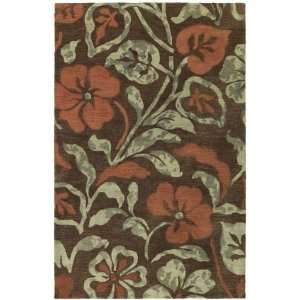  Kaleen Calais Lily In The Valley Brown Contemporary Rug 