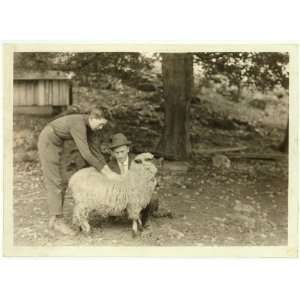  Photo Forest Kellison, 4 H Club Member raising a sheep 