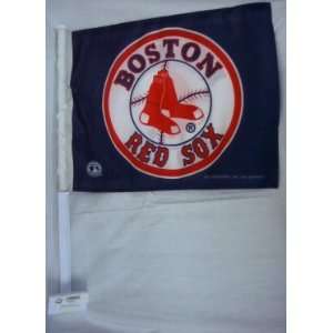  MLB BOSTON RED SOX TEAM LOGO CAR FLAG
