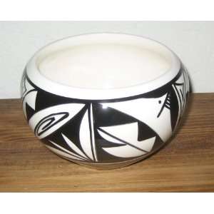  Padilla UMP Black & White Design Native American Bowl 