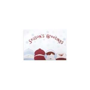  Card   Winter Children Seasons Greeting