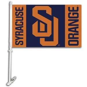   Syracuse Orange SU NCAA Car Flag With Wall Brackett