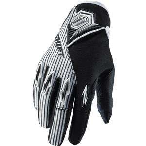   Racing Assault Pinstripe Gloves   2X Large/Black Pinstripe Automotive