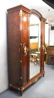 STUNNING ANTIQUE FRENCH LOUIS XVI ARMOIRE BY MERCIER  