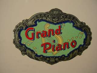Vintage Doll Size Baby CHILDS GRAND PIANO Childrens Musical TOY 