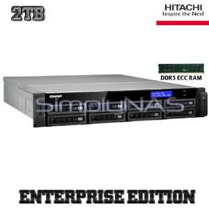   4x2000GB) 8 bay 2U NAS Integrated with Hitachi Ultrastar (Enterprise