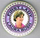 FIRST LADY LAURA BUSH GUARDFROG PIN, LIMITED EDITION PI