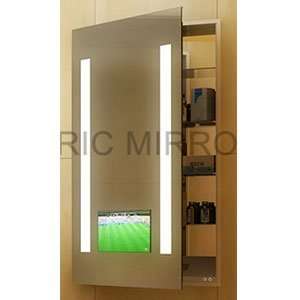   Medicine Cabinets Lighted Medicine Cabinet With Ultra Thin 15 TV