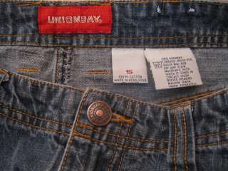Union Bay Unionbay Denim Blue Jeans Skirt Womens Junior Size 5 Double 