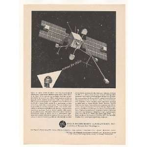  1963 NASA OGO Satellite Space Technology Labs Print Ad 