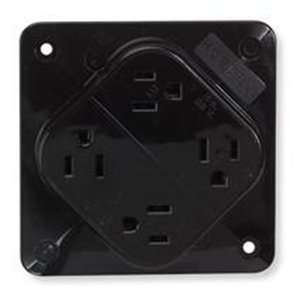  Hubbell 15a Hosp Grade Ivor Four plex Receptacle