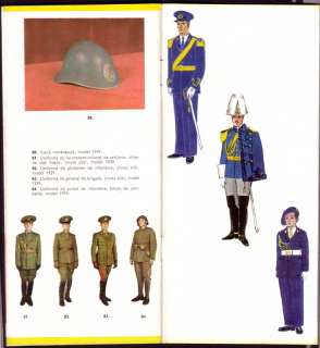 ROMANIAN ARMY UNIFORM COLLECTION 1835 1947 illustrated  