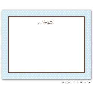 Bird Silhouette Blue Thank You Cards