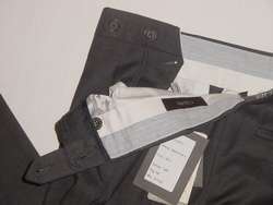 CUSERI ITALY SUPER 100S WOOL GREY DRESS PANTS 36 R UNH  