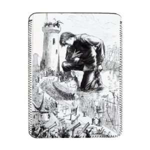  Gulliver kneels before the Lilliputians   iPad Cover 