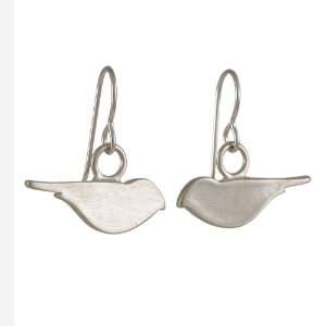  DAPHNE OLIVE  Bird Earrings in Sterling Silver Jewelry