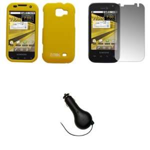  EMPIRE Yellow Rubberized Hard Case Cover + Screen 
