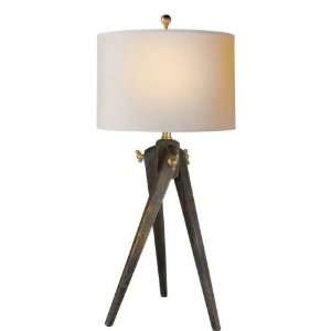 Visual Comfort SL3700TB NP Studio 1 Light Tripod Table Lamp in Tudor B