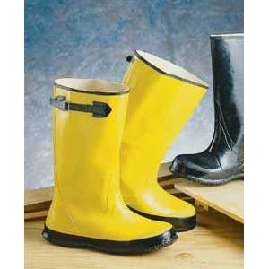   Slush Boots, Color Yellow, 17“ high, Adjustable top strap, Size 12