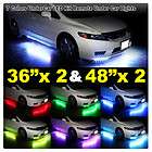 36x48 7 Color Neon LED Underglow w/ Black Wireless Remote For BMW 