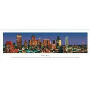   Framed Dallas, Texas Panoramic Picture Photograph