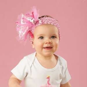 Lets Party By Mud Pie Inc Pink Birthday Bow Headband / Various   color 