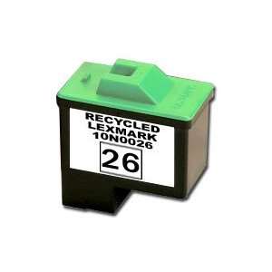  Remanufactured Lexmark 10N0026 Inkjet Cartridges (# 26 