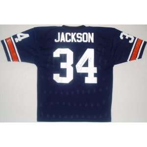 Bo Jackson Autographed Jersey   Auburn Navy Custom  Sports 