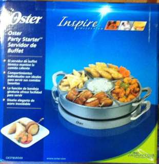 NEW Oster Inspire Appetizer Party Starter Buffet Server  