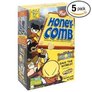 Post Honeycomb Cereal, 14.5 Ounce Box (Pack of 5)  Grocery 