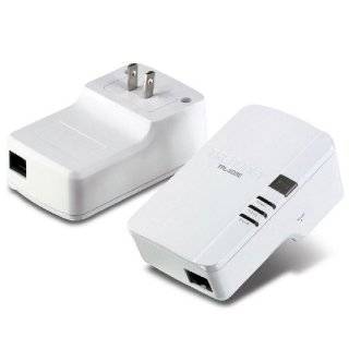TRENDnet 200 Mbps Powerline AV Adapter Kit TPL 303E2K (White)