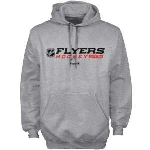  Reebok Philadelphia Flyers Ash Right Wing Hoody Sweatshirt 