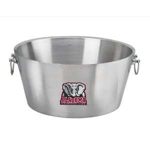   Crimson Tide Doublewall Insulated Stainless Steel Party Tub, 19 Inch
