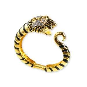 Kenneth Jay Lane Bracelet   Tiger w/ Tail Crystal (FINAL SALE)