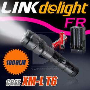 UltraFire 1000Lm CREE XM L T6 LED Flashlight Torch WF 502B+2x18650 