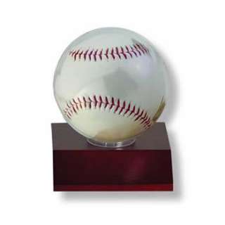 Ultra Pro Wood Base Baseball Holder (Dark Wood) Ball Display Wooden 