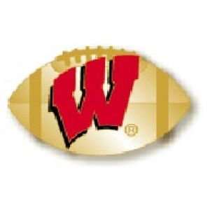  Wisconsin Badgers Sculpted Football Pin