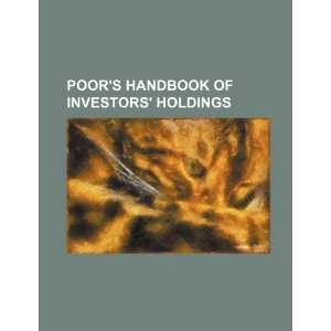  Poors Handbook of Investors Holdings (9781235720253 