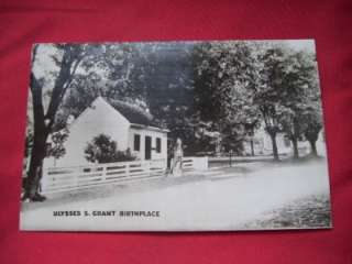 Ulysses S Grant Birthplace Point Pleasant Ohio Postcard  