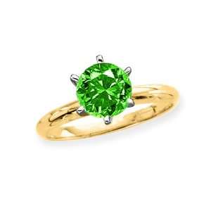   Cut Diamond Solitaire Engagement Ring (Yellow Gold) (Size 7) Katarina
