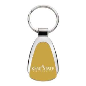  Kent State University   Teardrop Keychain   Gold Sports 