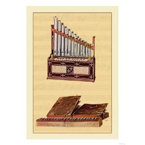  Portable Organ and Bible Regal Giclee Poster Print, 18x24 