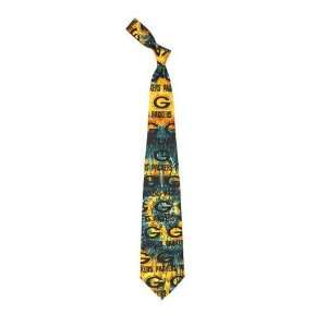  Green Bay Packers NFL Tie Dye Mens Tie (100% Silk 