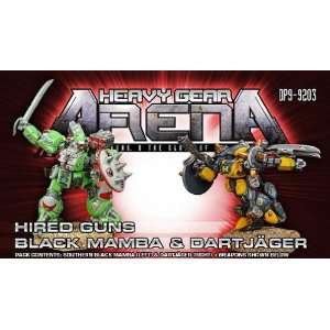  Heavy Gear Arena Hired Guns Black Mamba & DartJager Pack 