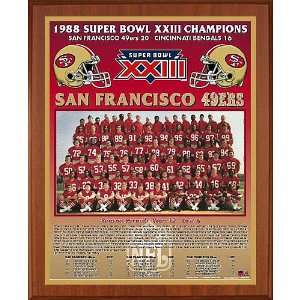  Healy San Francisco 49Ers Super Bowl Xxiii Champions 13X16 