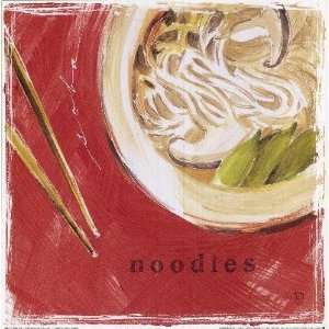  Soba Noodles by Lauren Hamilton. Size 11.92 inches width 