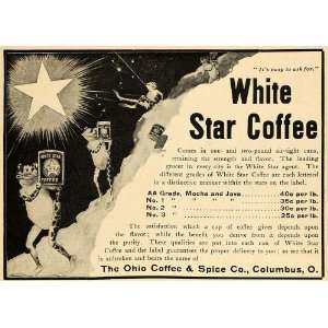  1903 Vintage Ad White Star Coffee Frogs Columbus Ohio 