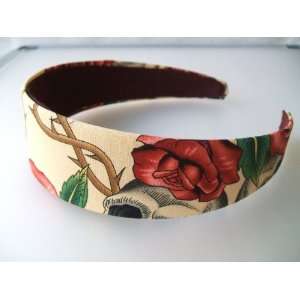  Rose Tatto Beige Headband From Alexander Henry Beauty