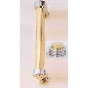  Allied Brass 8 Door Pull in Chrome, Double Dotted Accent 