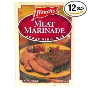 Frenchs Marinade Mix Meat, 1 ounces (Pack of12)  Grocery 